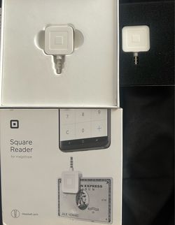 Two plug in square card readers - pick up only Sw