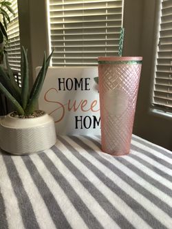 Starbucks Peach Venti Jeweled Tumbler