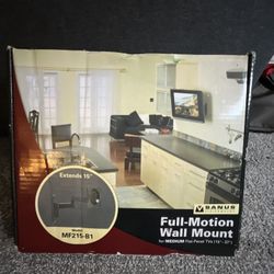 Full Motion TV Wall Mount - New In Box!! (up To 37”)