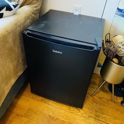 Mini Black Fridge 