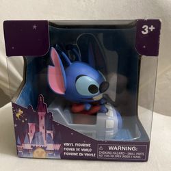 NEW Disney Figurine Joey Chou Stitch Space Mountain Vinyl Figure Parks Purple