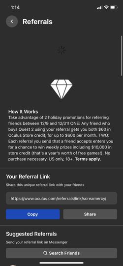 $30 Credit For Oculus Quest 2