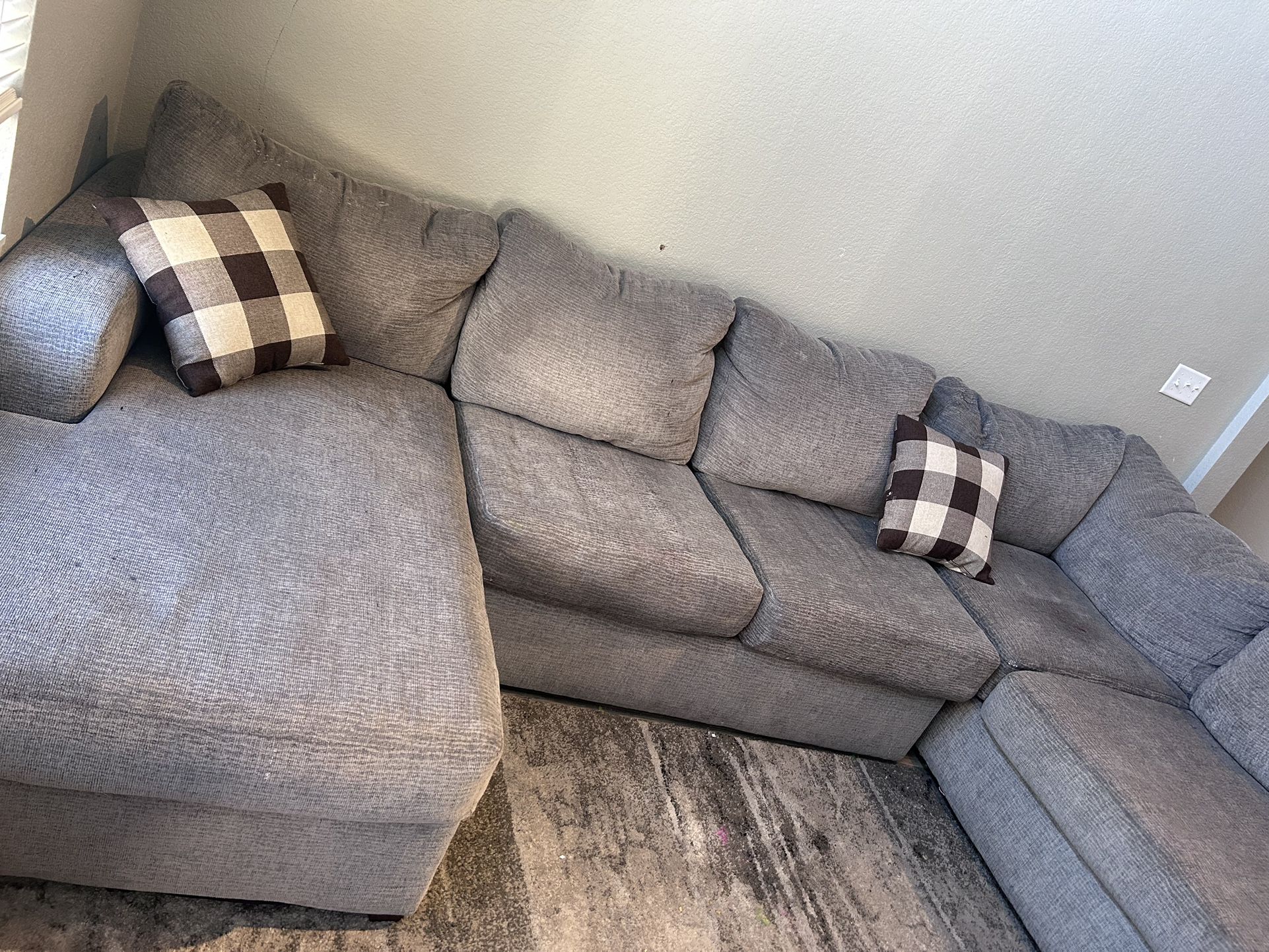 Grey Fabric sectional