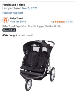 Baby Trend- Double Jogger Stroller