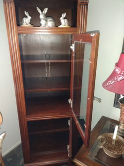 Teak Mahogany Cabinets $75 Each