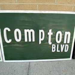 Compton Blvd Street Sign