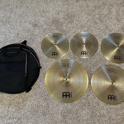 Meinl Cymbals HCS Practice Cymbal Set - 14/16/18/20-inch With Cymbal Bag