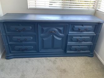 72” Blue Dresser / Buffet / Credenza