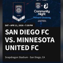 San Diego FC Vs Minnesota United FC