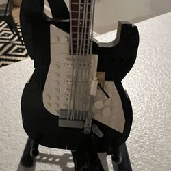 Guitar Lego Set - Built, Missing a Small Piece