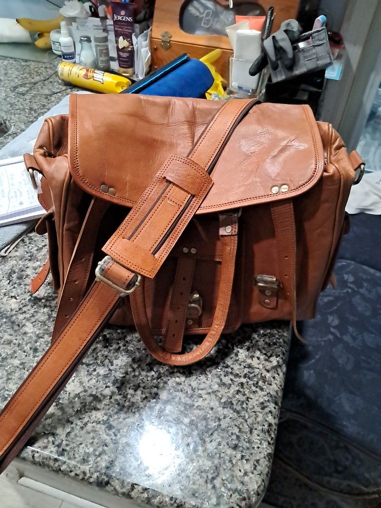 Leather Shoulder Bag