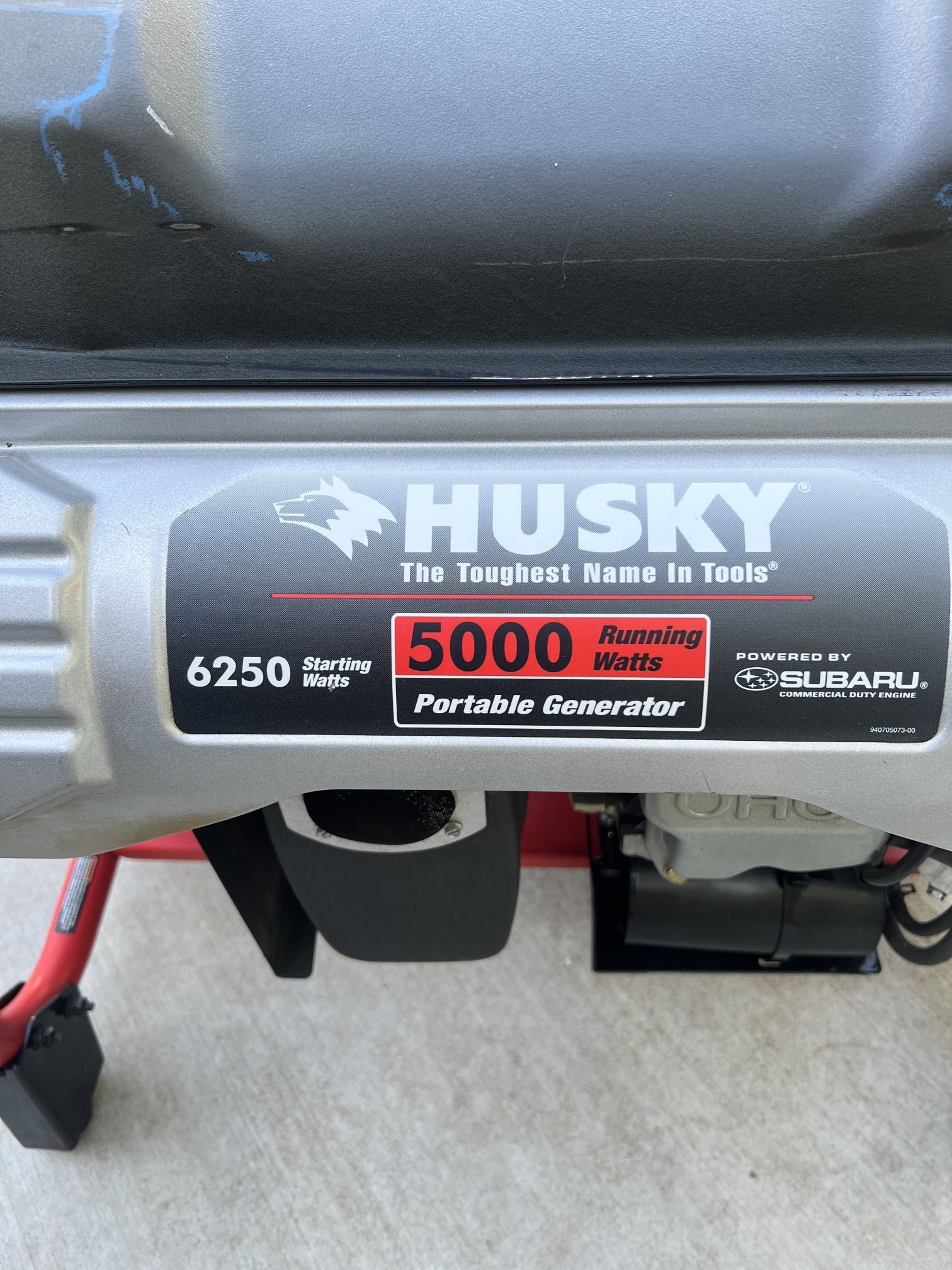 Husky 5000 Watt Generator