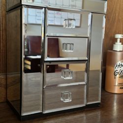 Mirror Glass Jewelry Box