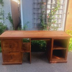 Rustic Hacienda Solid Wood Workstation, Delivery 