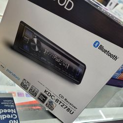 New Kenwood Single Din BT Car Stereo 