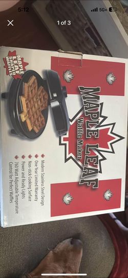 Maple Leaf Waffle Maker