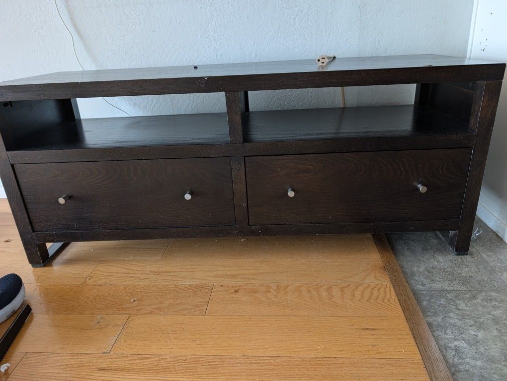 Wooden TV Media Console Table - Zocalo Madison Collection