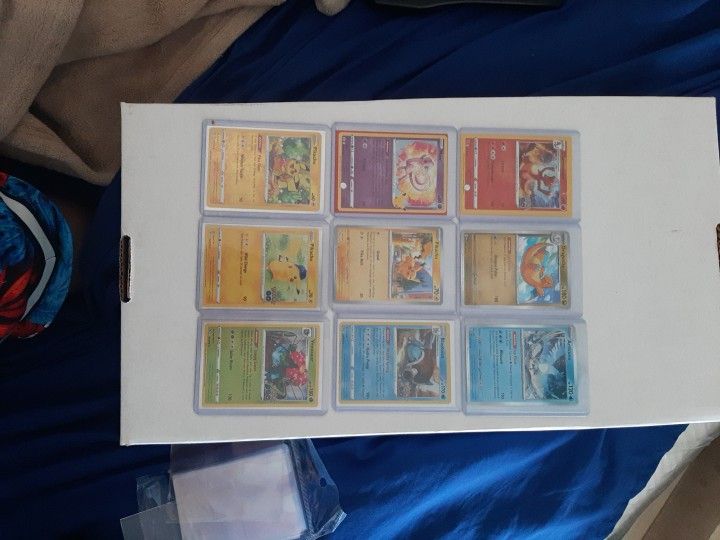 9 Different Holo Pokémon Cards