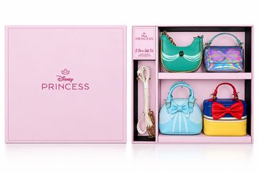 Disney Princess 5-Piece Mini Handbag Set Multicolor, Disney Franchise Theme