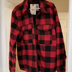 Levis Flannel Zip Up  Jacket . XL Mens 