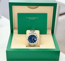 2020  Rolex Preowned 41mm Blue Slate Dial Model 126300