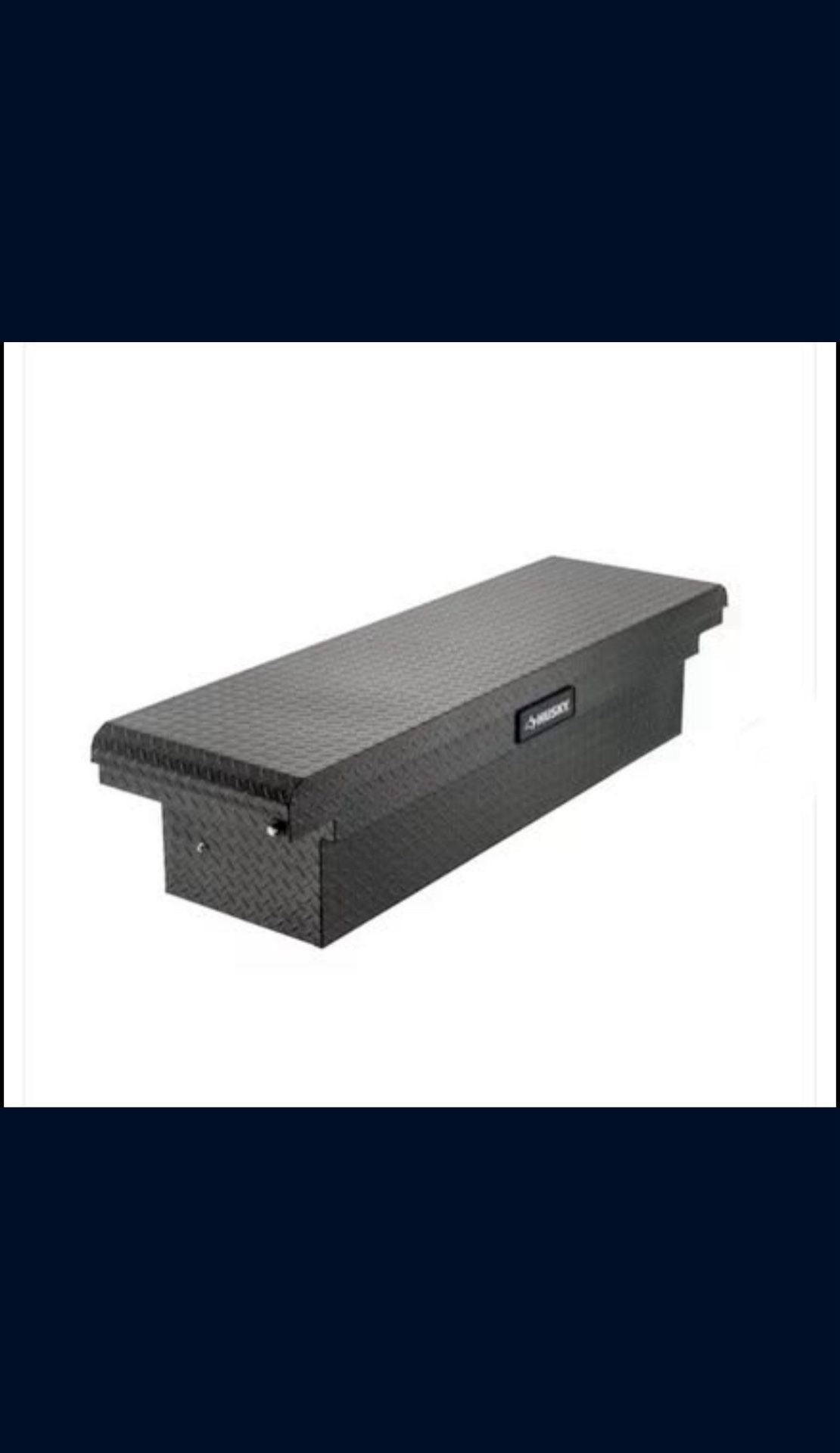 Husky 71 in. Low Profile Saddle Truck Box Graphite 8.5 cu. Ft.