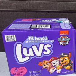 Luvs Diapers 66 Count Size 5 $14