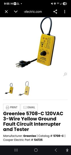 Greenlee circuit tester