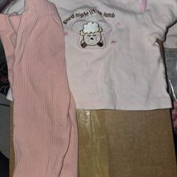 5 outfits! bundle 0 to 3 months long sleeve