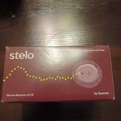 Dexcom Stelo Glucose Monitor Kit (2), Model STP-XN-002, IP58,