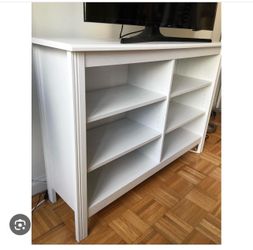 IKEA Brusali white tv stand