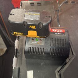 Ryobi 18v Battery And Charger