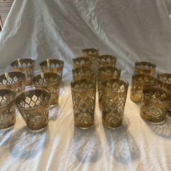 Vintage Set Of Glasses