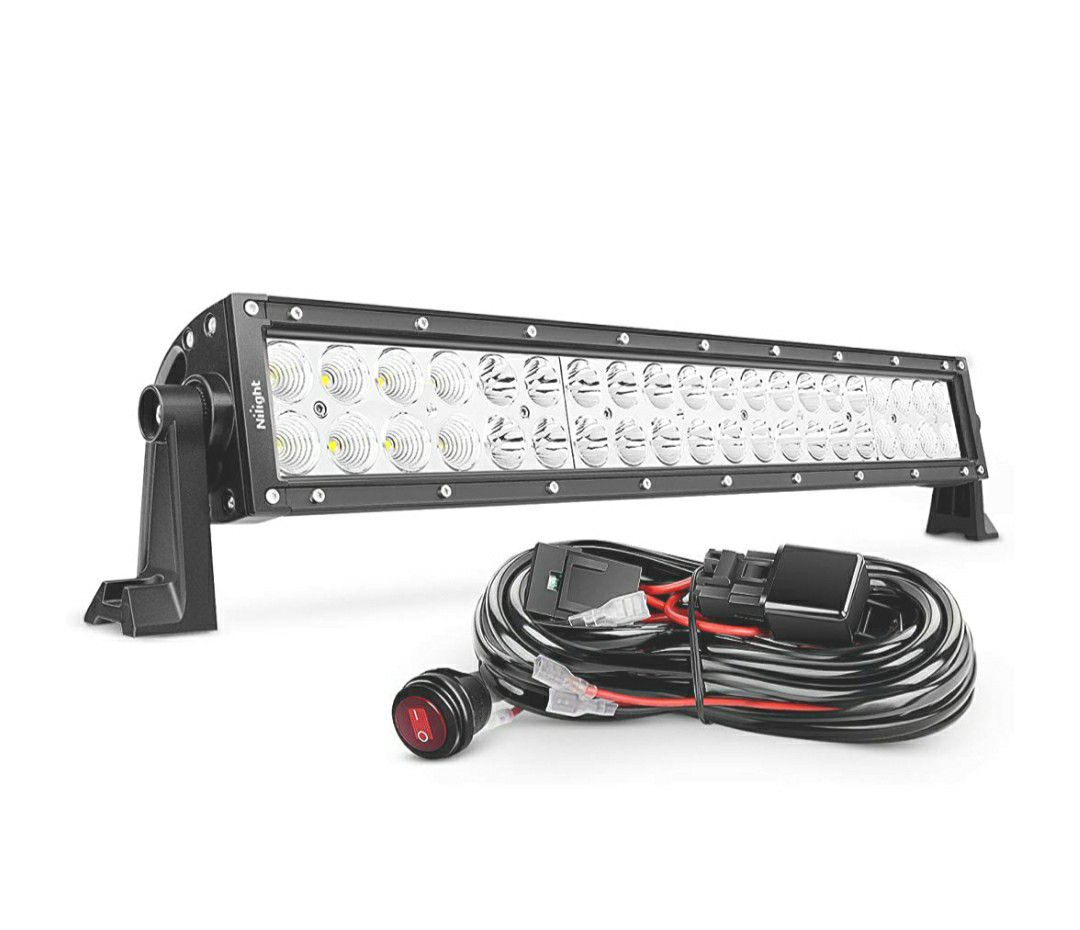 Rock lights (water proof) 21 inch led bar wiring harness included