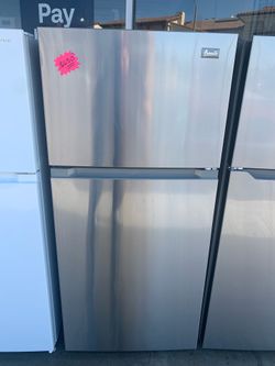 Refrigerator Stainless Steel - Great for Compact Units! Comes with 1 Year Warranty!