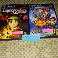 PS2 Dark Cloud & Dark Cloud 2 