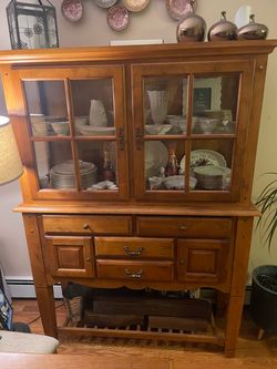 Oak Hutch