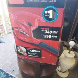 Electric blower and vacuum 
