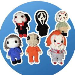 Crochet Slasher Plushies