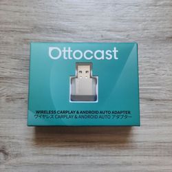 Brand New OTTOCAST Mini Nova Wireless CarPlay & Android Auto Plug & Play Adapter (iPhone & Android)