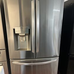 Lg Refrigerator French Door Stainless Steel 