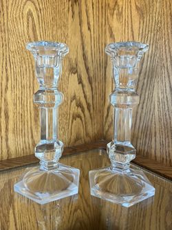 Set Of Candle Holders- 7 1/4” H