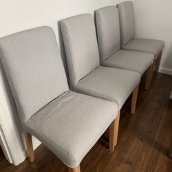 4 Chairs with Removable Covers $350 for all 