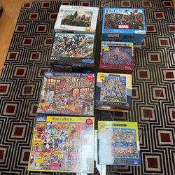 Eight brand new puzzles