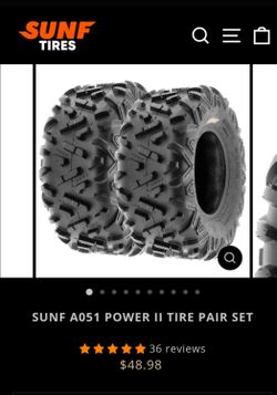 145/70-6 Tires for UTV Golf Carts Wagons Go Kart ATV