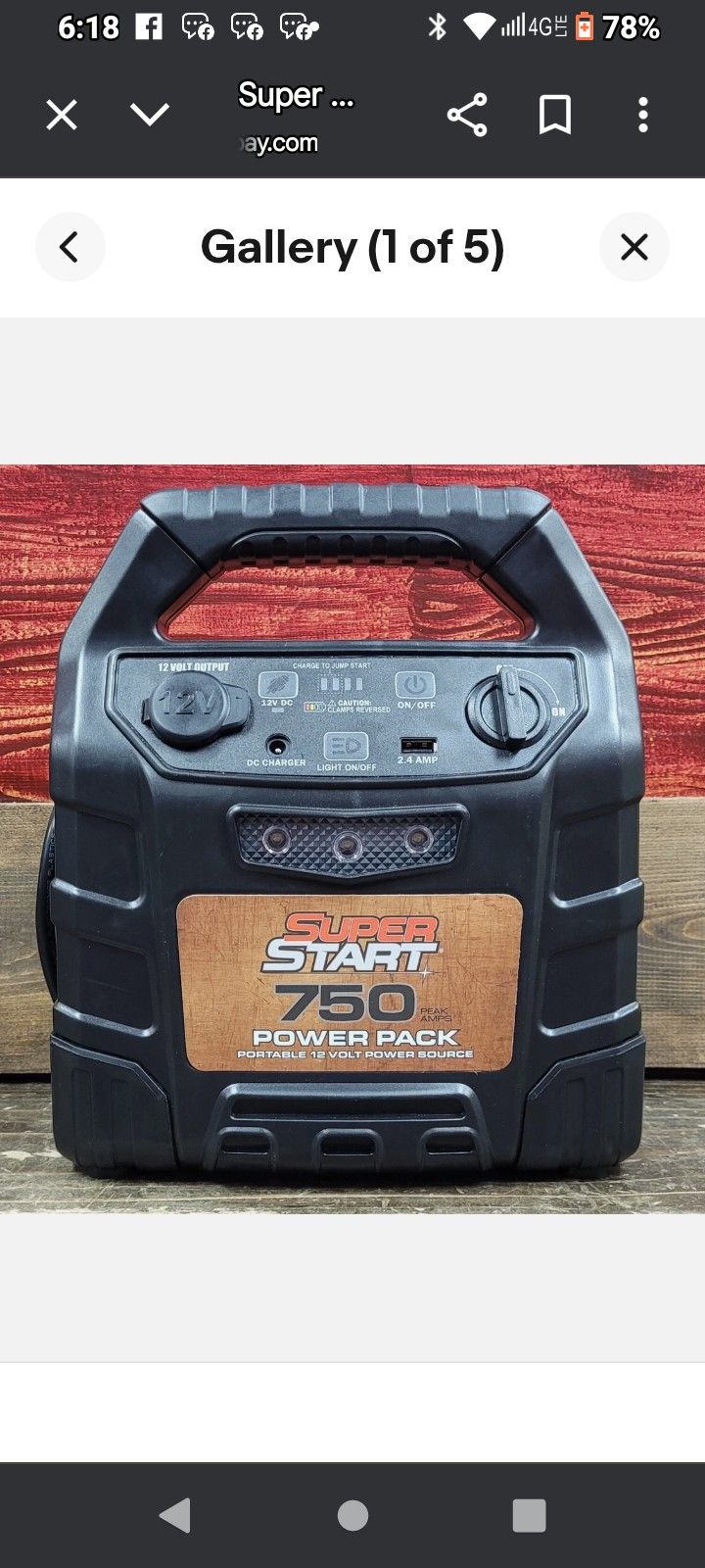 Superstart 750 Amp Power Pack