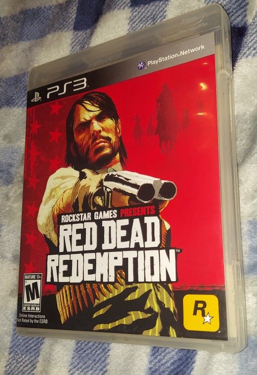 Red Dead Redemption Rockstar Games PS3 Video Game w/ Map and Manual