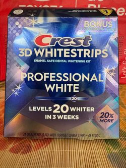 Crest 3D white strips