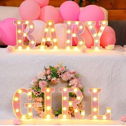 Baby Girl LED Letters