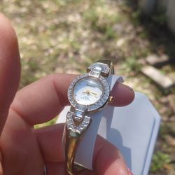 Vintage Armitron Women's Watch with Bagette Stones